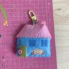 Felt bag accessory - house